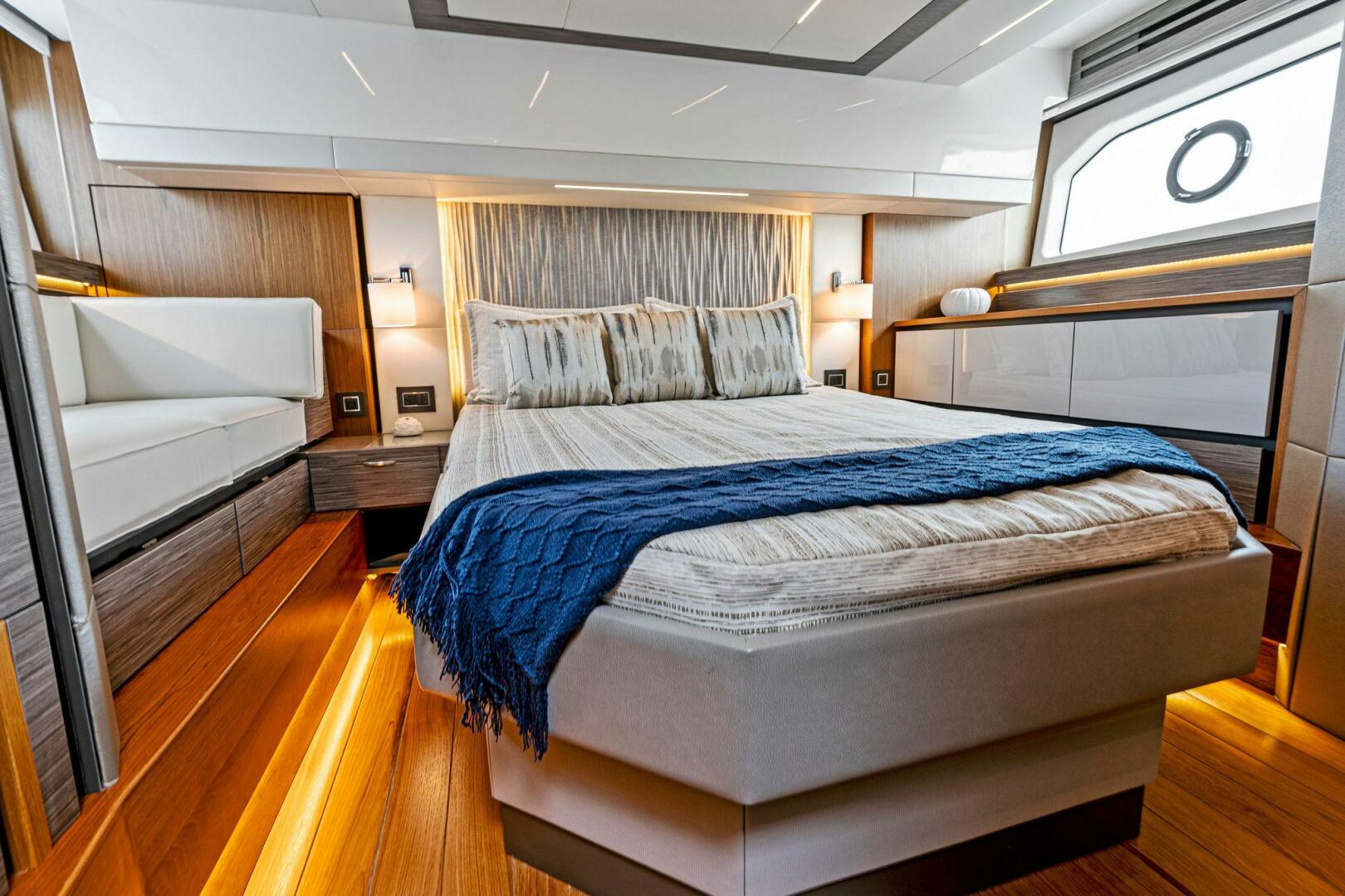 Slide: The Image of 2019 Tiara Yachts 49 Coupe VICTORY Master Stateroom - 4327724