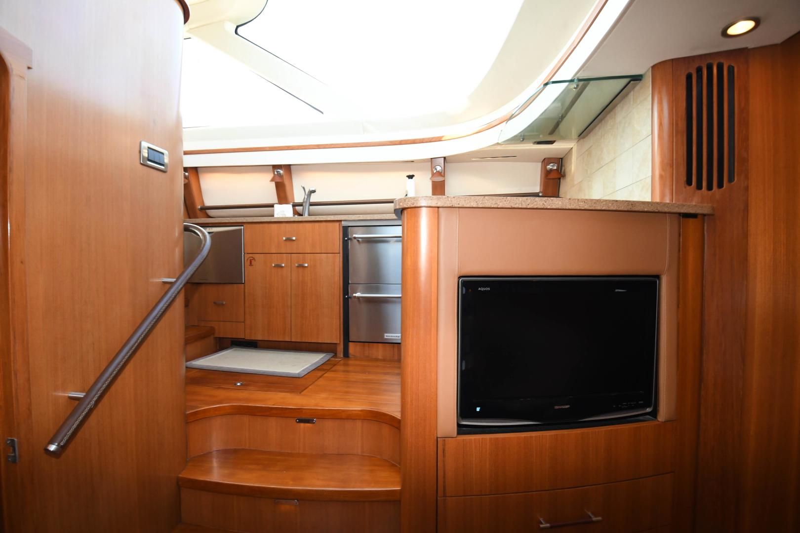 Slide: The Image of 2008 58 Tiara Yachts Sovran - Dreamscape - Galley/Dinette TV - 3490990