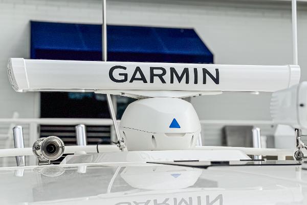 Slide: The Image of Garmin radar on 2024 Tiara Yachts 34LS boat. - 16