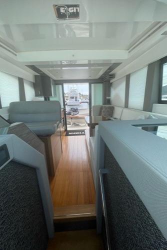 Slide: The Image of Interior of 2020 Tiara Yachts 39 Coupe, featuring modern design and spacious layout. - 22
