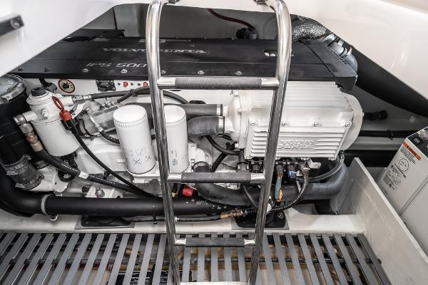 Slide: The Image of Engine compartment of 2020 Tiara Yachts 39 Coupe with Volvo Penta IPS 500 engine. - 43