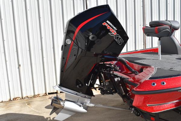 Slide: The Image of 2024 Triton 18 TrX boat with Mercury Pro XS 200 engine. - 46