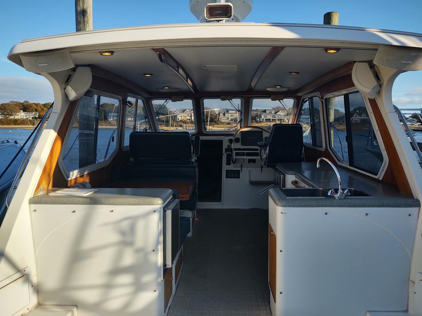 Slide: The Image of Life Savor helm deck curtains removed - 4770684