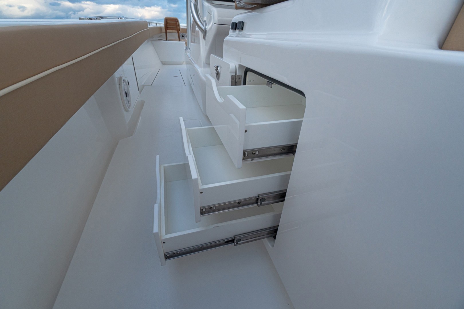 Slide: The Image of Valhalla 37 - Helm Storage 2022 Valhalla Boatworks V37 - 1816001