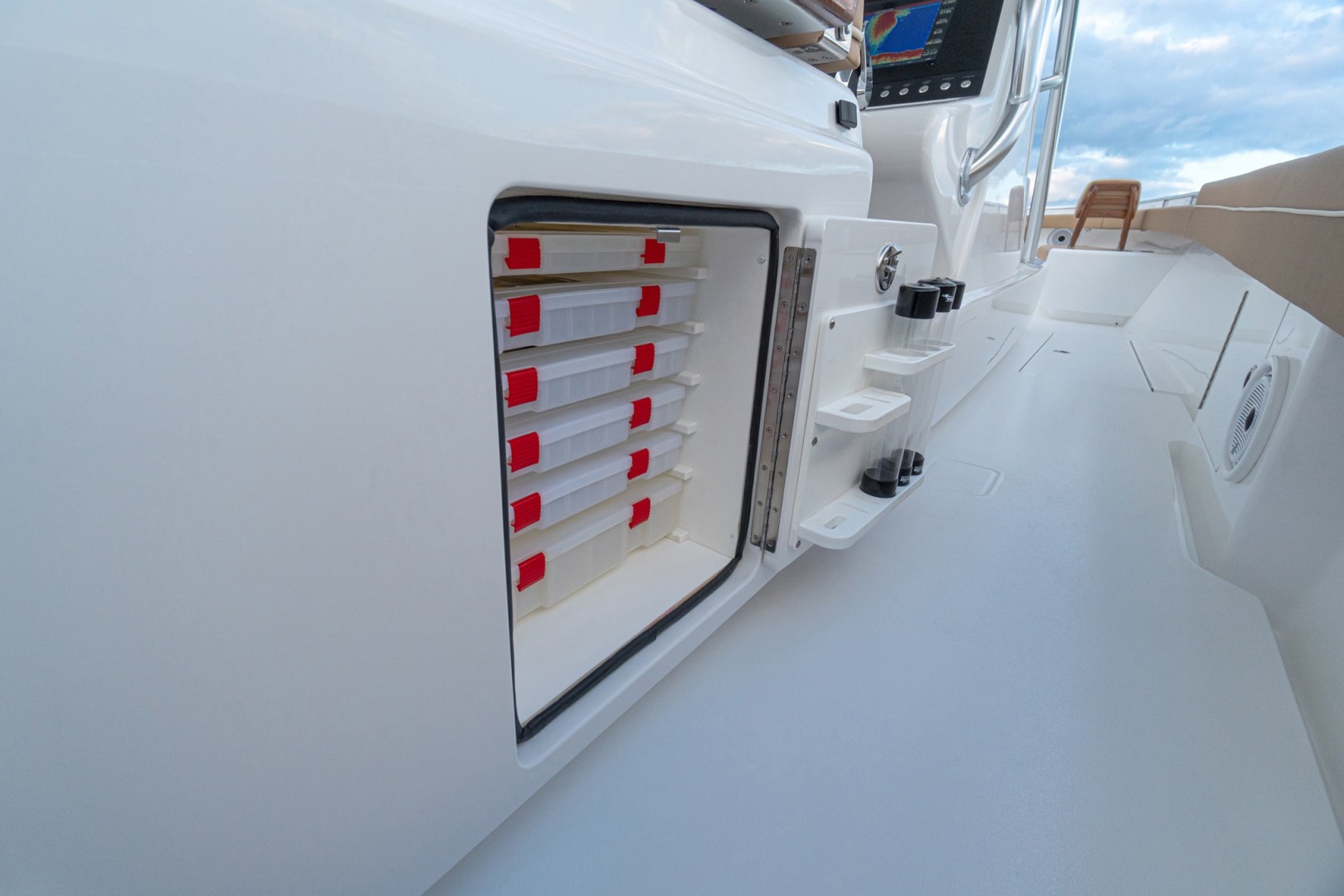 Slide: The Image of Valhalla 37 - Helm Storage 2022 Valhalla Boatworks V37 - 1816003