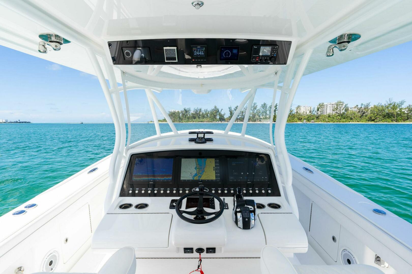 Slide: The Image of 2023 Valhalla Boatworks V-41 Center Console Helm - 5419382