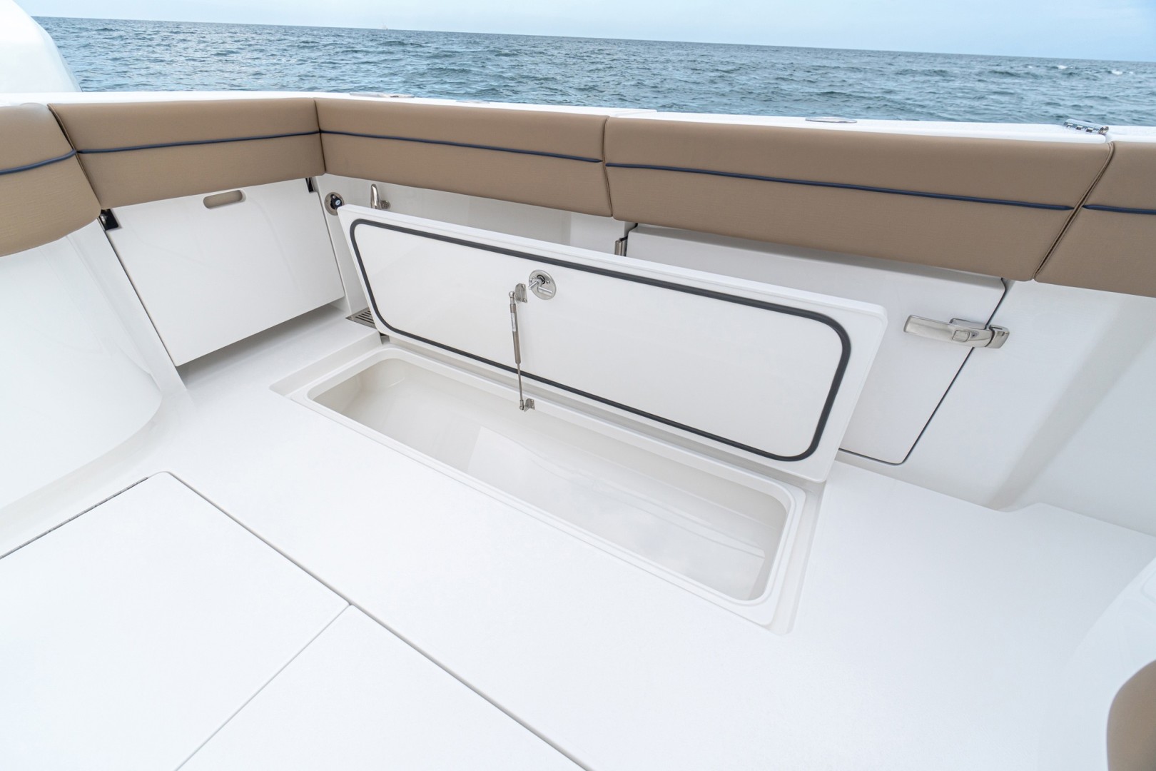 Slide: The Image of Valhalla 41 - Cockpit Storage 2022 Valhalla Boatworks V41  - 1815463
