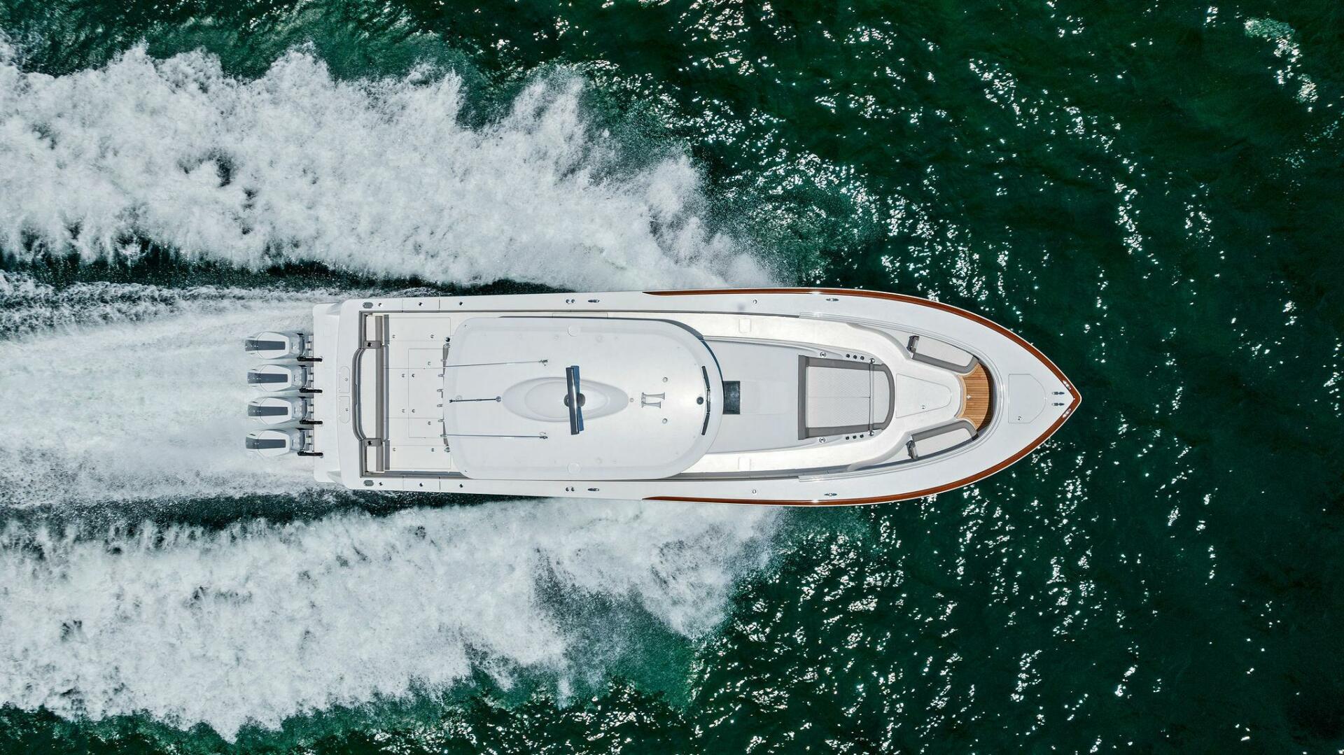 Slide: The Image of 2024 Valhalla Boatworks V-55 Center Console Aerial View - 4401917