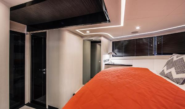 Slide: The Image of Luxurious bedroom interior of 2026 Van der Valk Beach Club 600 yacht. - 36