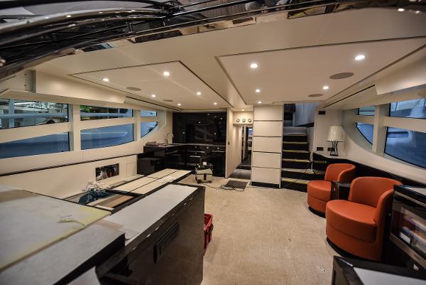 Slide: The Image of Modern interior of 2026 Van der Valk Beach Club 600 yacht with sleek design and comfortable seating. - 4