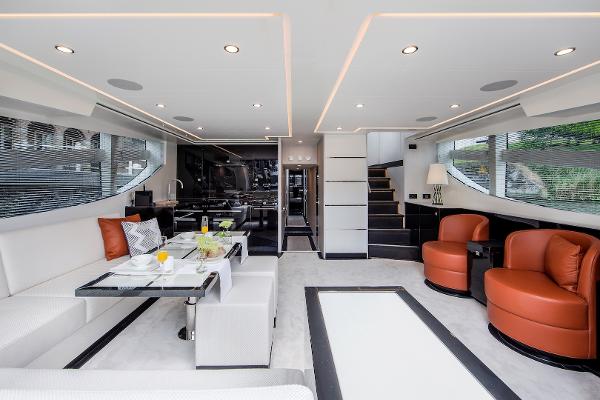 Slide: The Image of Luxurious interior of 2026 Van der Valk Beach Club 600 yacht with modern furnishings. - 5