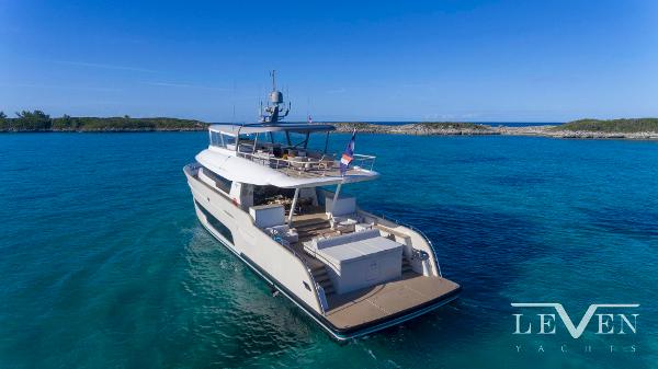Slide: The Image of Luxury Van der Valk LeVen 90 yacht cruising in clear blue waters, 2026 model. - 4