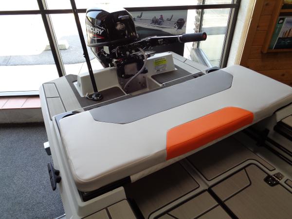 Slide: The Image of 2023 Veer V13 boat with Mercury outboard motor, interior view. - 4