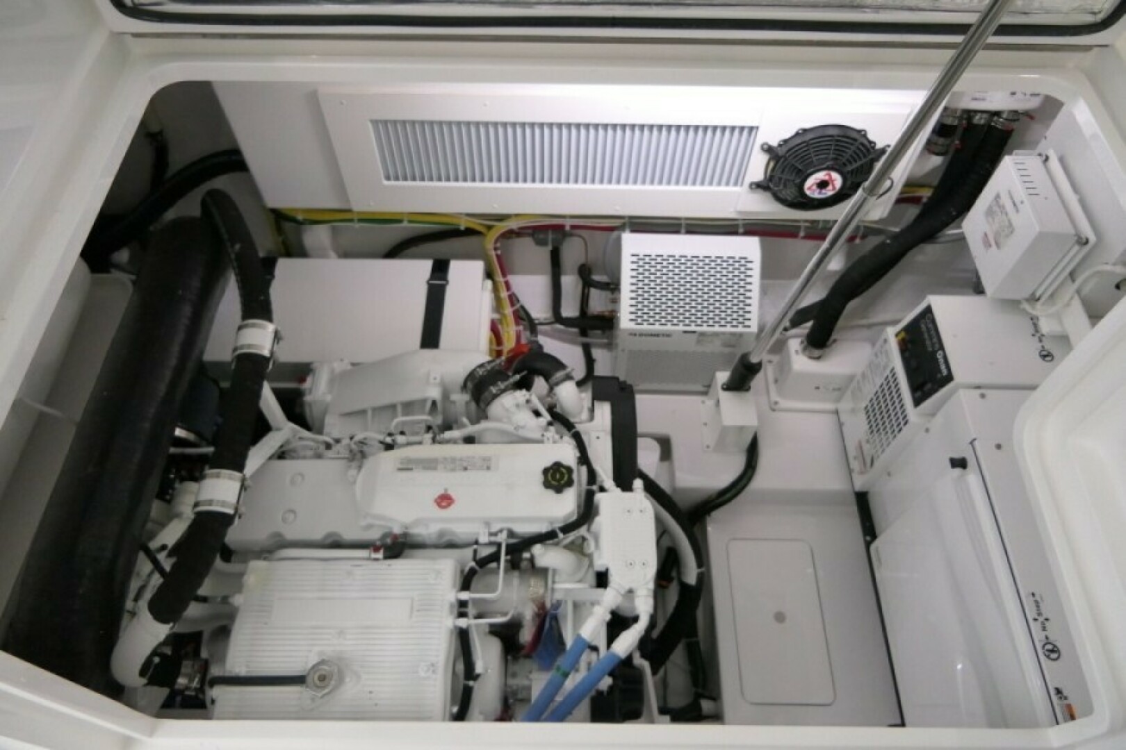 Slide: The Image of 38 Viking Billfish  engine room - 5340892