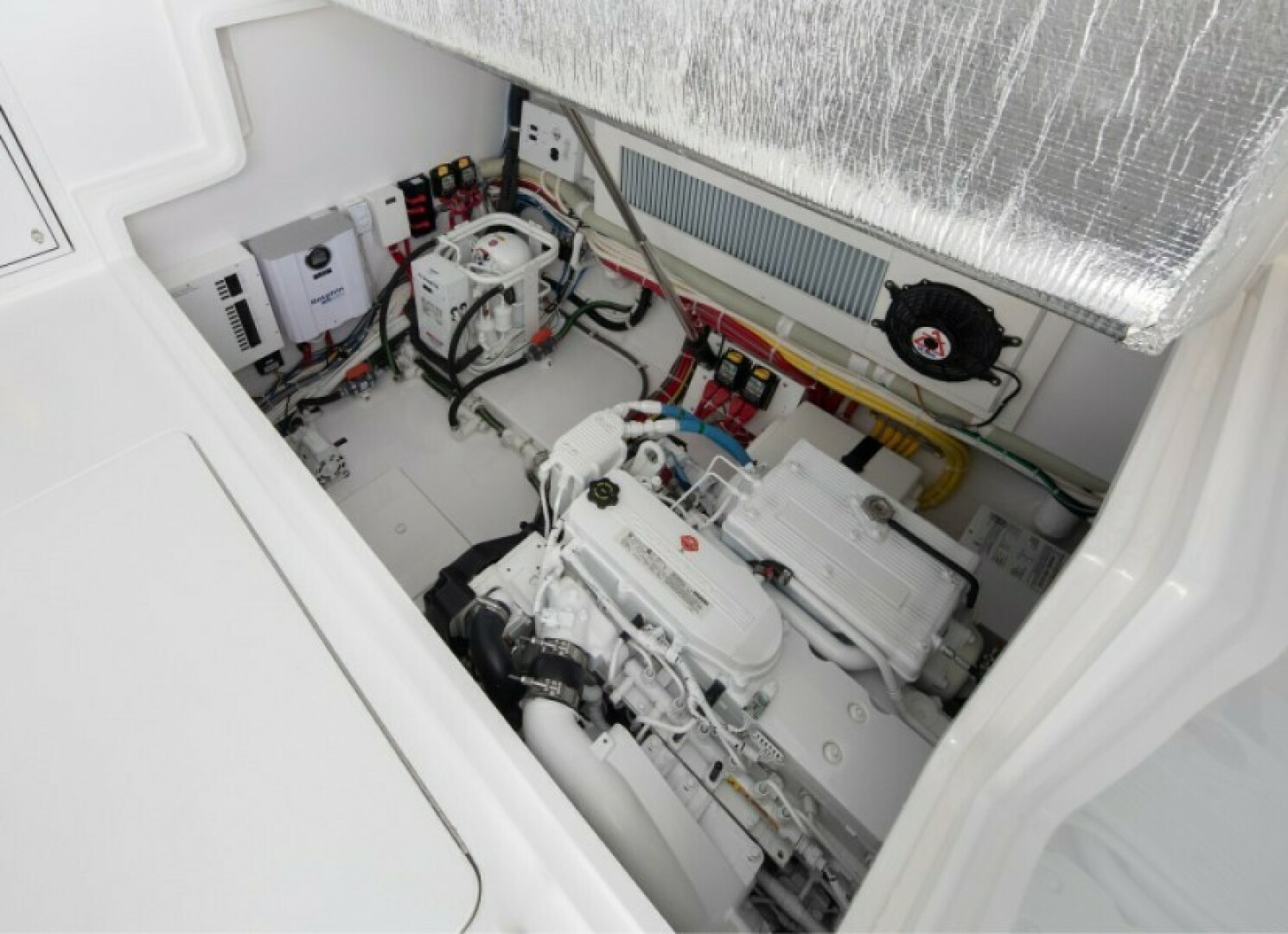 Slide: The Image of 38 Viking Billfish engine room - 5340893