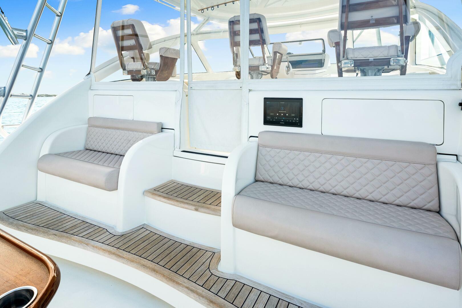 Slide: The Image of 2012 Viking 42 Open "Bad Habits" - Cockpit - 5417260