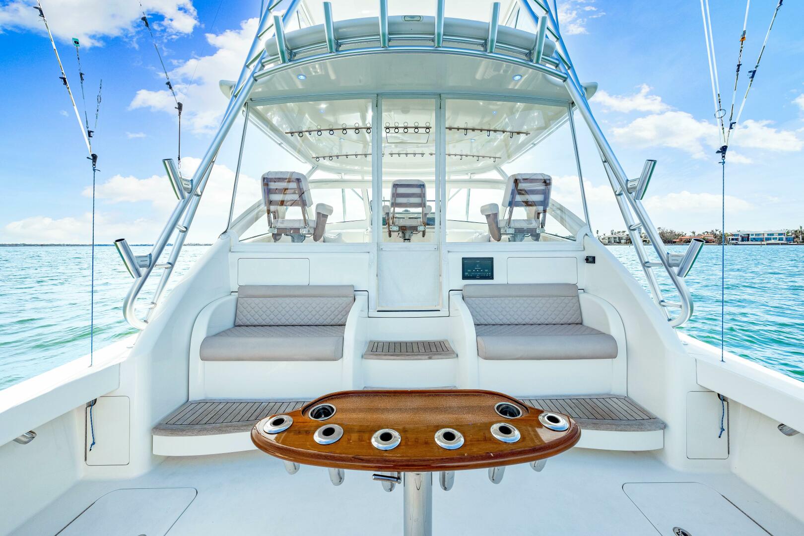 Slide: The Image of 2012 Viking 42 Open "Bad Habits" - Cockpit - 5417253