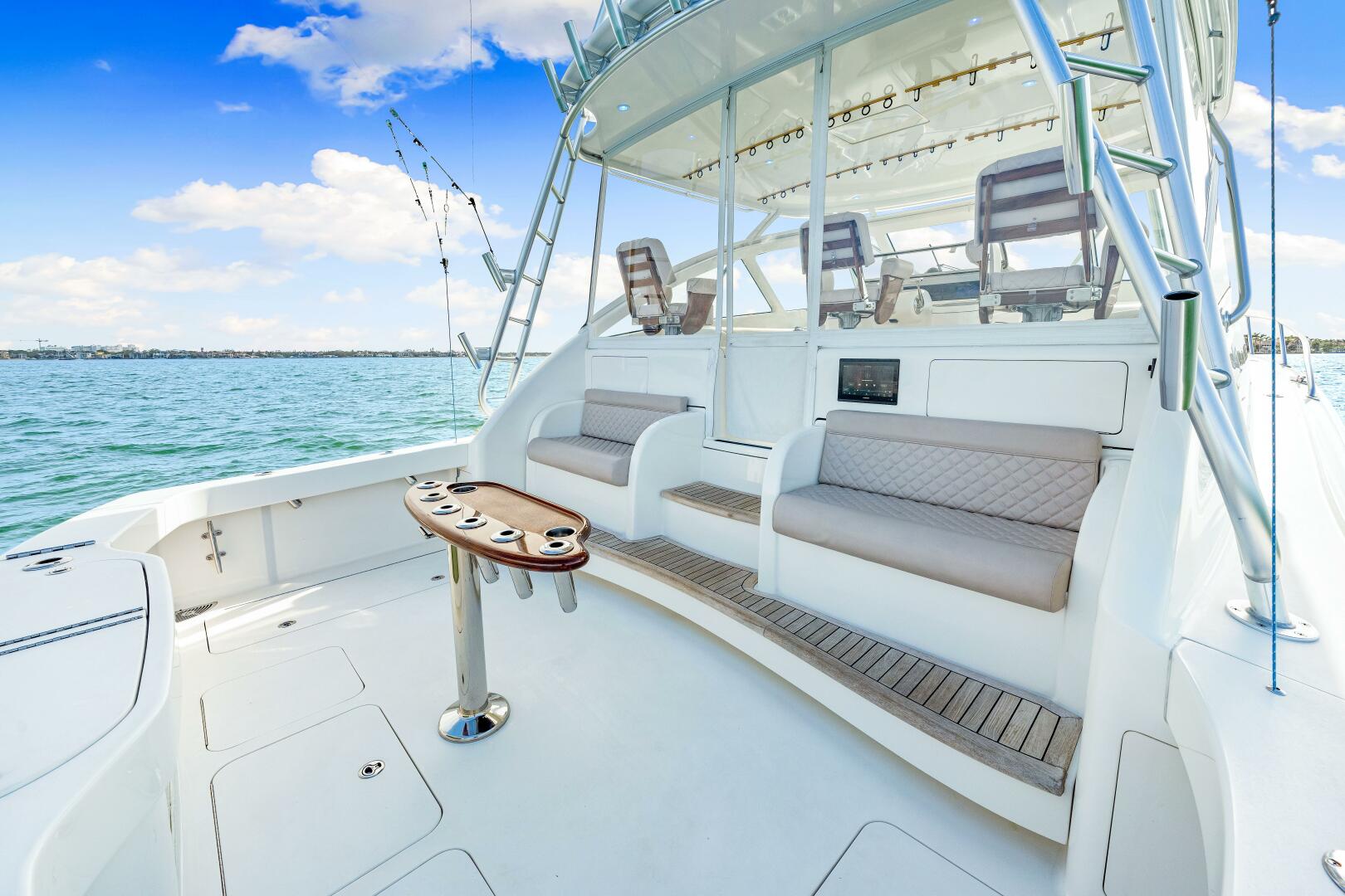 Slide: The Image of 2012 Viking 42 Open "Bad Habits" - Cockpit - 5417257