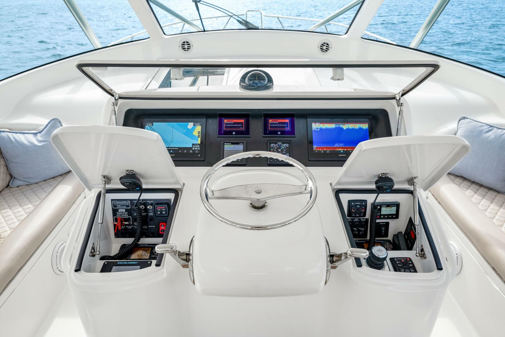 Slide: The Image of 2012 Viking 42 Open "Bad Habits" - Helm - 5417275