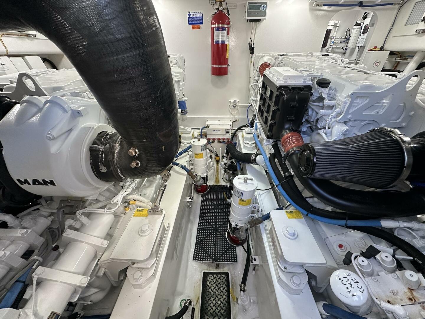 Slide: The Image of 44 ft Viking- 2022 44 Sport Coupe - Engine Room - 4831750