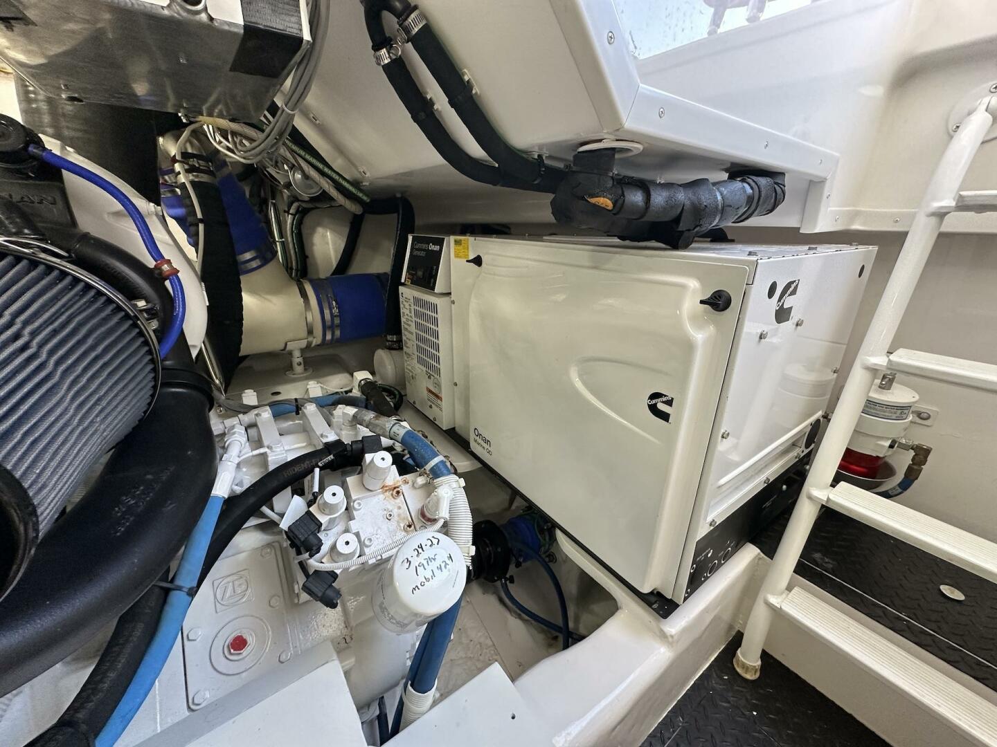 Slide: The Image of 44 ft Viking- 2022 44 Sport Coupe - Engine Room - 4831751