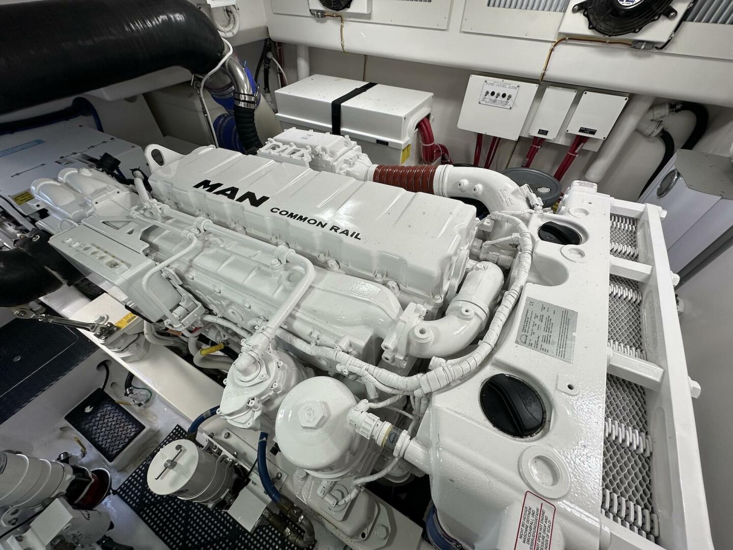 Slide: The Image of 44 ft Viking- 2022 44 Sport Coupe - Engine Room - 4831756