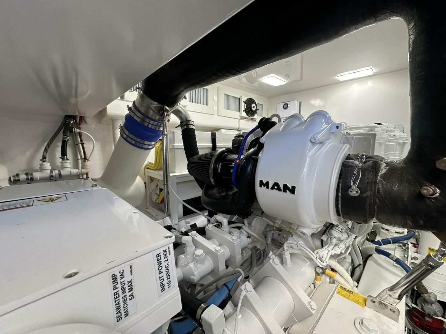 Slide: The Image of 44 ft Viking- 2022 44 Sport Coupe -  Engine Room - 4831749