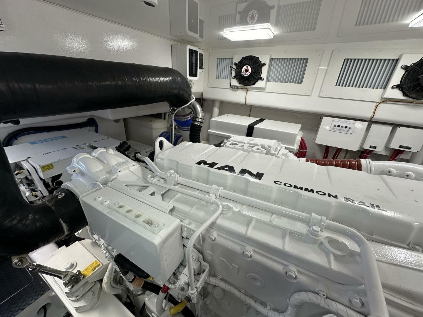 Slide: The Image of 44 ft Viking- 2022 44 Sport Coupe - Engine Room - 4831755
