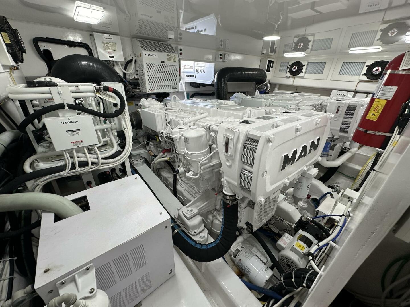 Slide: The Image of 44 ft Viking -2022 44 Sport Coupe Engine Room - 4831765