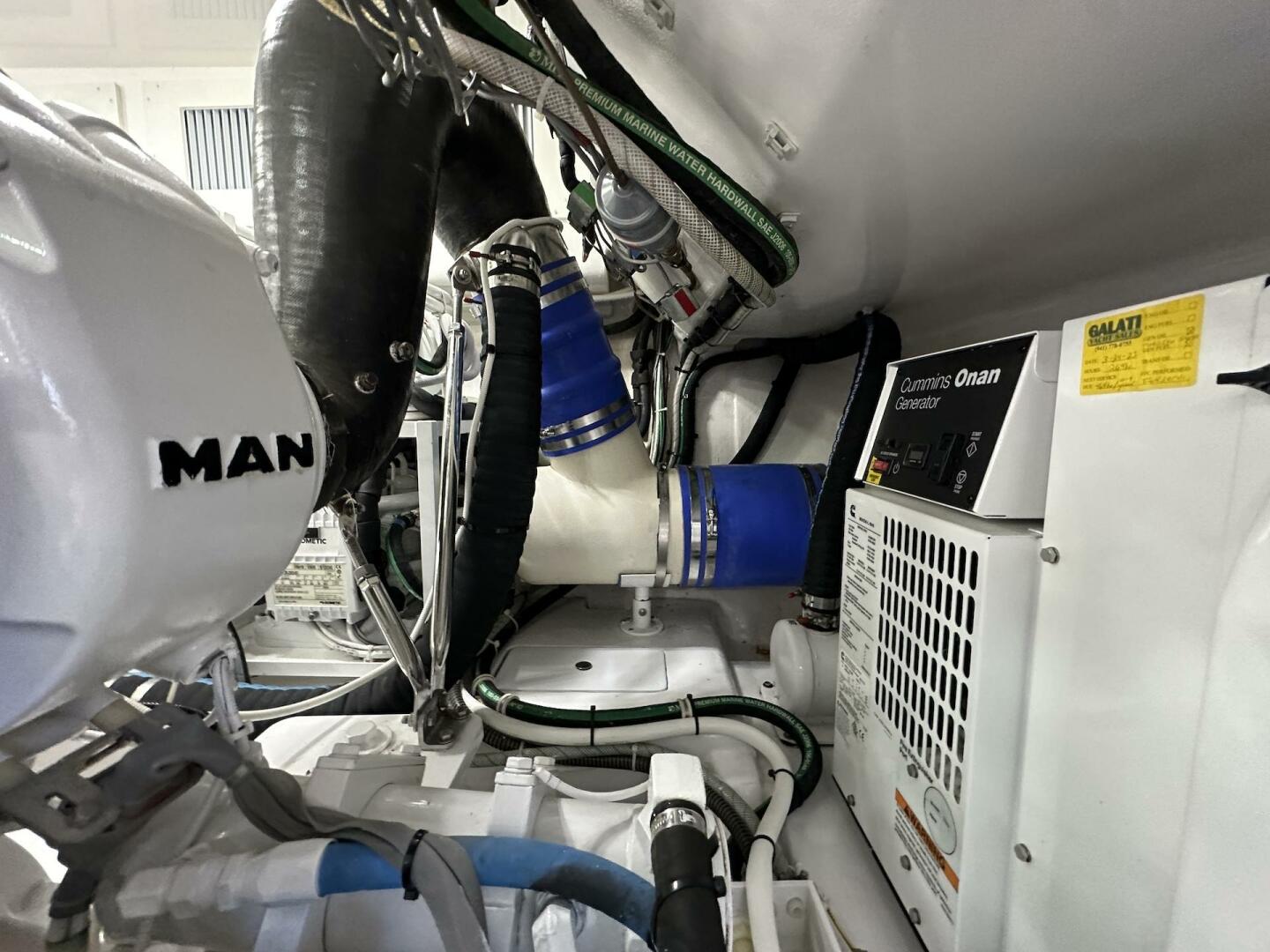 Slide: The Image of 44 ft Viking- 2022 44 Sport Coupe -  Engine Room
 - 4831767