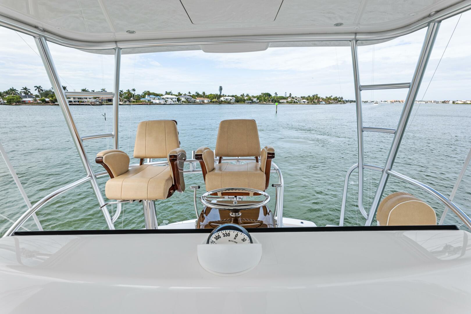 Slide: The Image of 46' Viking 2021 46 Billfish - "Quality Time" - Cockpit/Helm Seats - 4954537