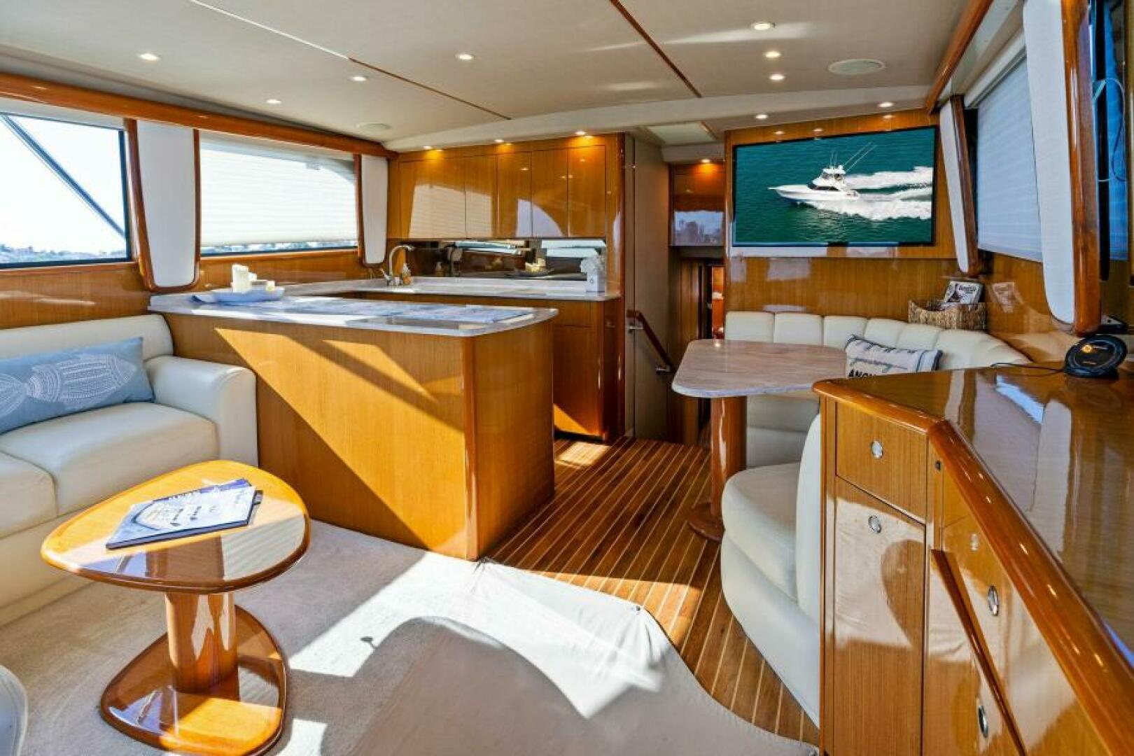 Slide: The Image of 2003 Viking 48 Convertible Salon & Galley - 5450443