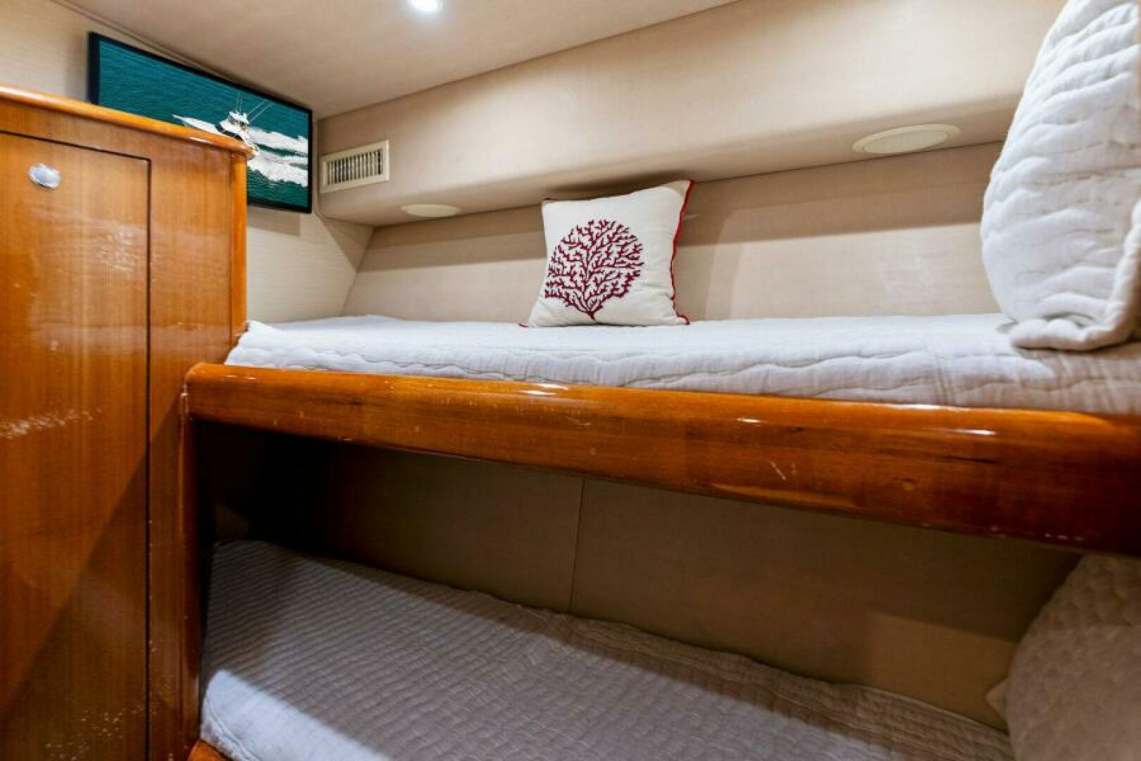 Slide: The Image of 2003 Viking 48 Convertible Starboard Guest Stateroom - 5450446