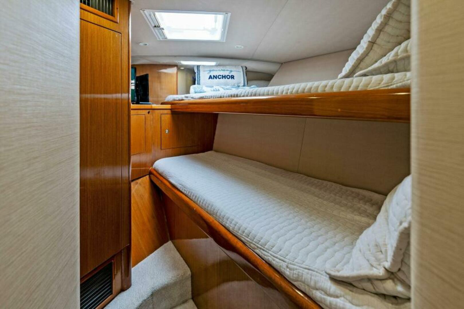 Slide: The Image of 2003 Viking 48 Convertible Forward Guest Stateroom - 5450486