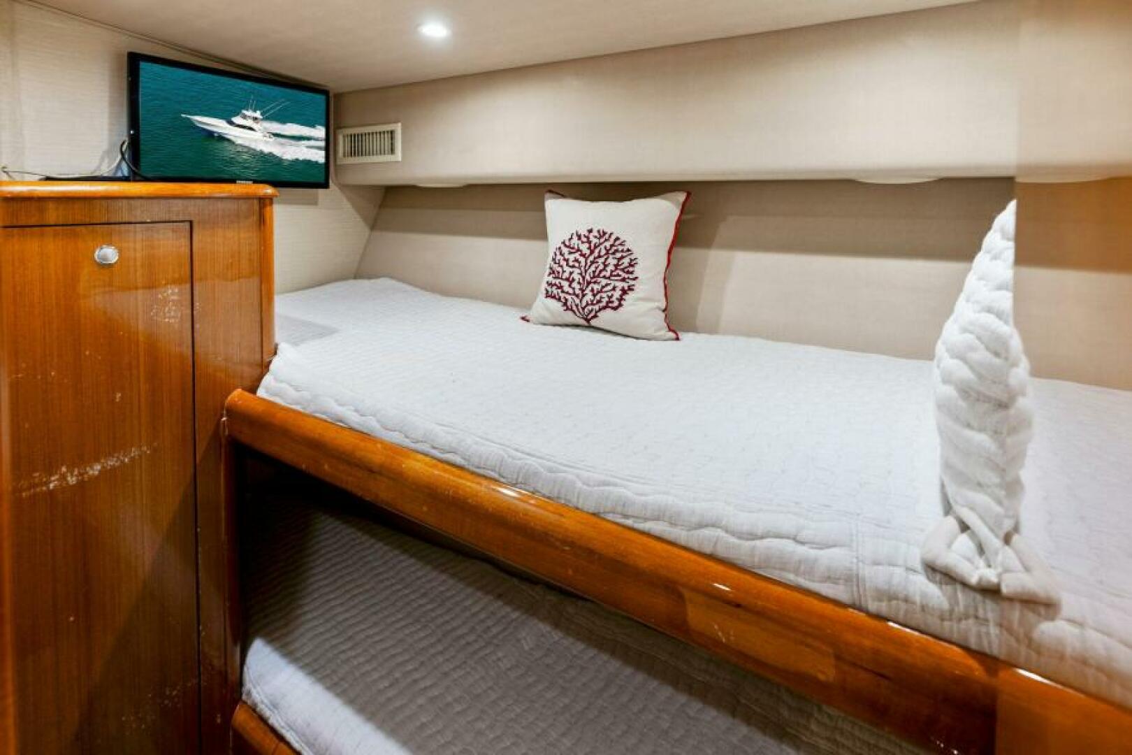 Slide: The Image of 2003 Viking 48 Convertible Starboard Guest Stateroom - 5450488