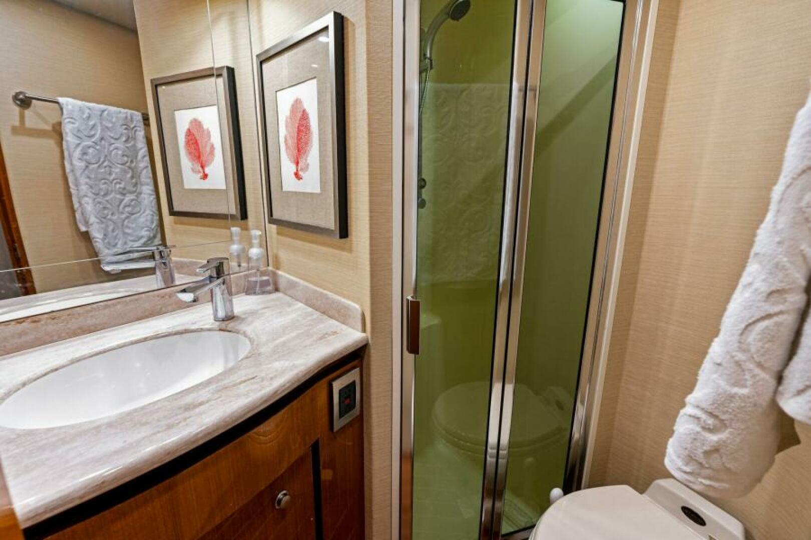 Slide: The Image of 2003 Viking 48 Convertible Guest Head - 5450490