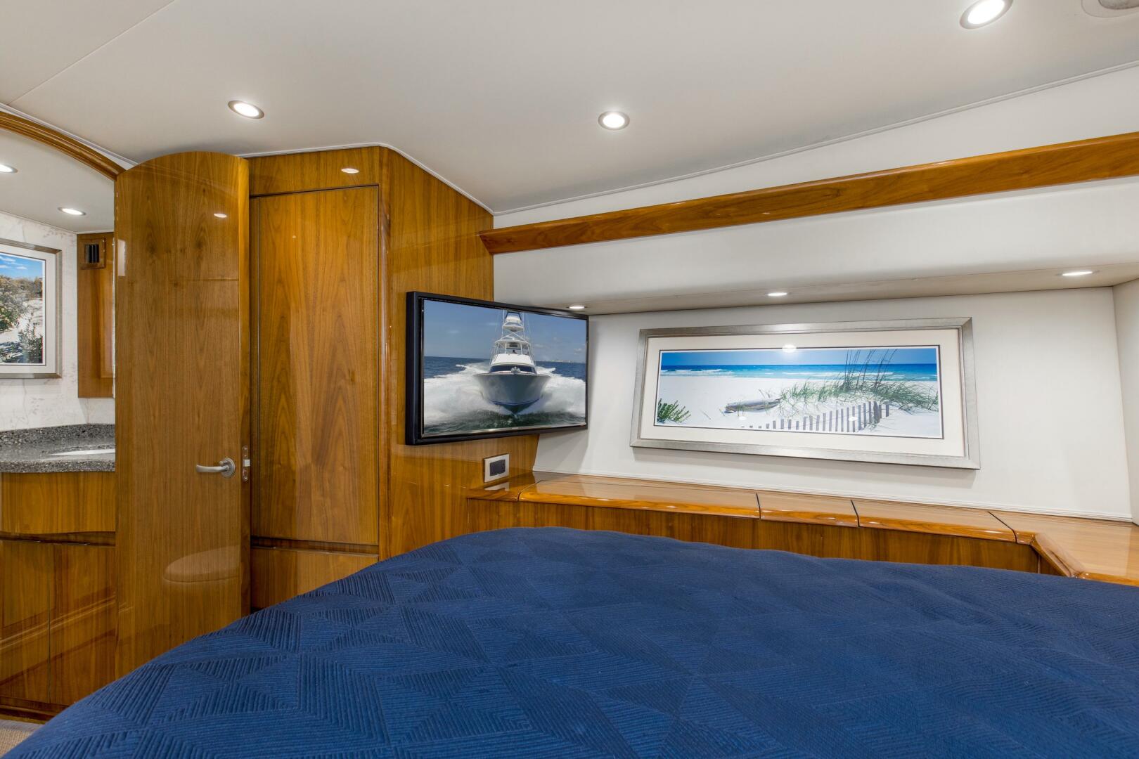 Slide: The Image of 2017 48 Viking Convertible _Reel Petty_ Master Stateroom (2) - 5381050