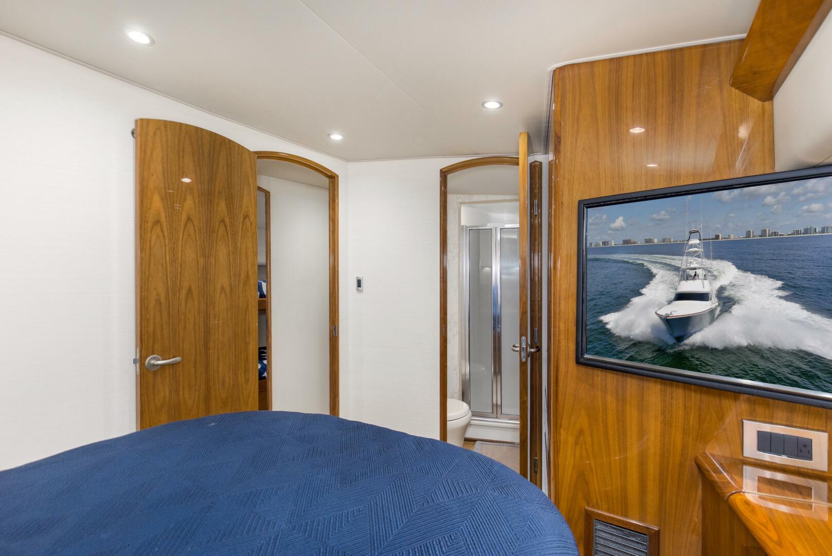 Slide: The Image of 2017 48 Viking Convertible _Reel Petty_ Master Stateroom (3) - 5381052