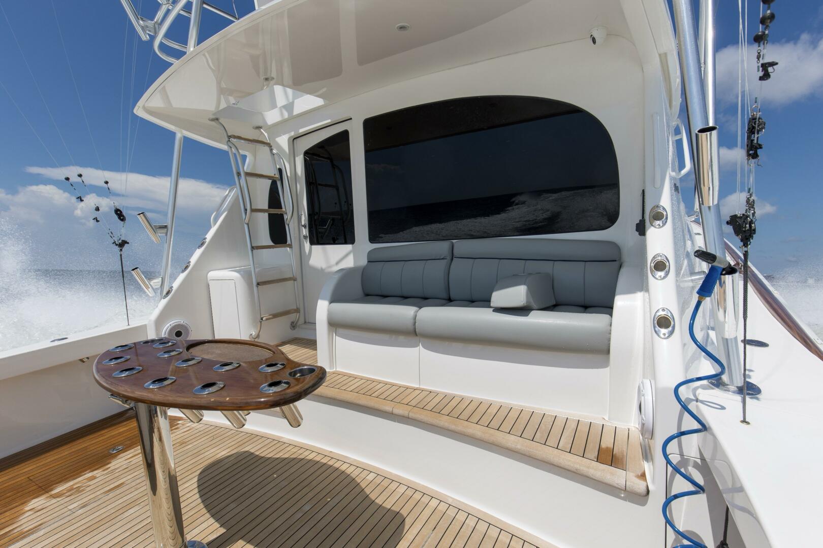 Slide: The Image of 2017 48 Viking Convertible _Reel Petty_ Stern Deck (3) - 5381091