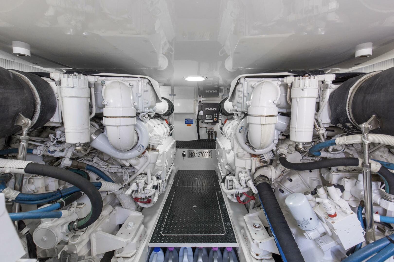 Slide: The Image of 2017 48 Viking Convertible _Reel Petty_ Engine Room - 5381116