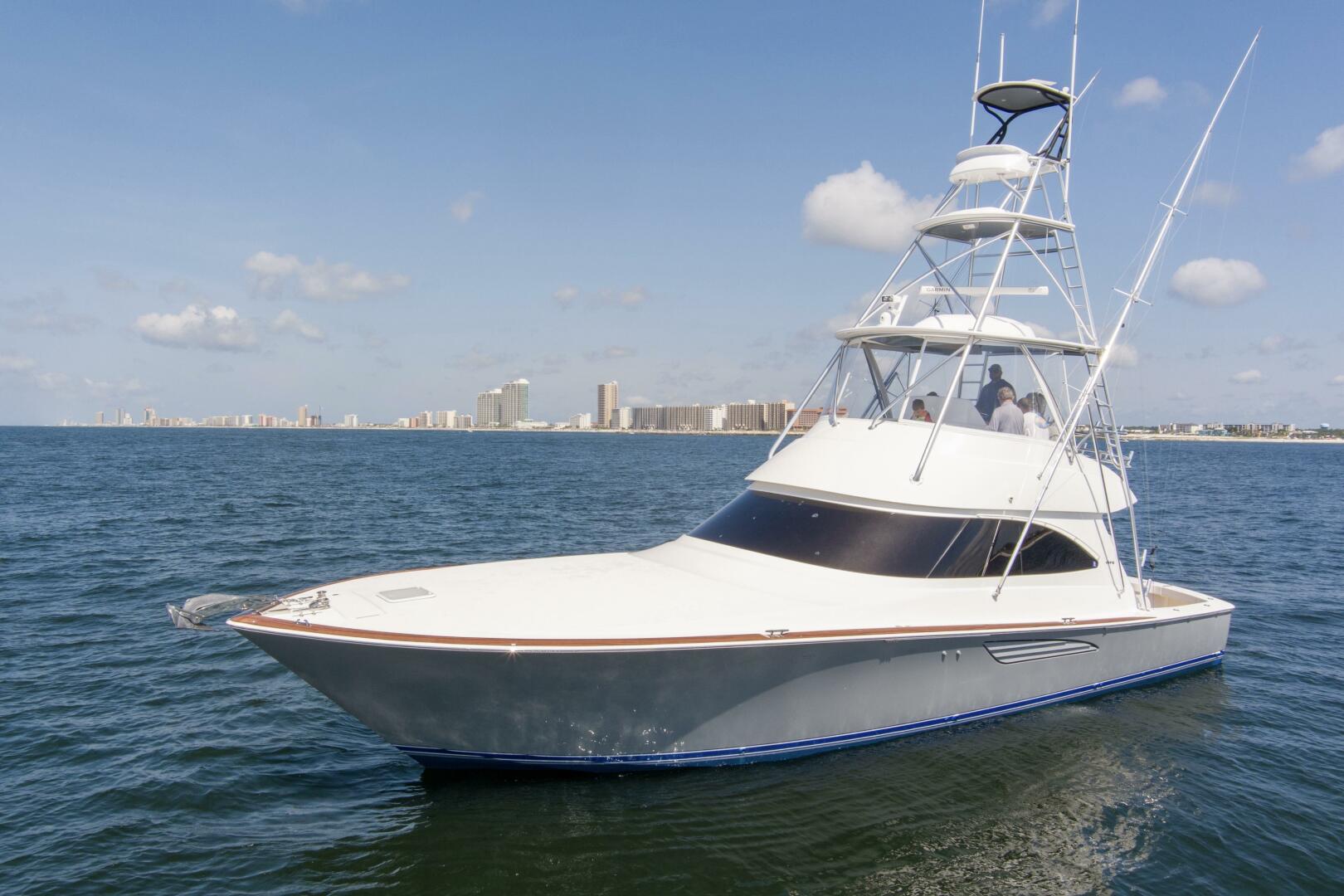 Slide: The Image of 2017 48 Viking Convertible _Reel Petty_ Profile Port Bow - 5381145