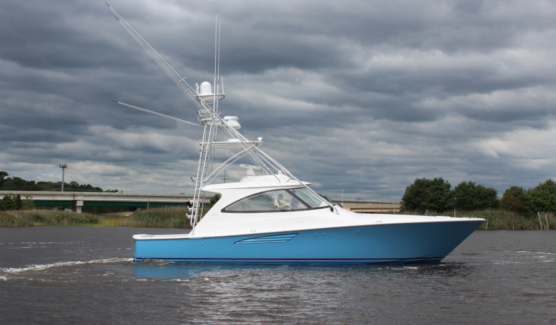 Slide: The Image of 2023 48 Viking Yachts Sport Tower - 4525224