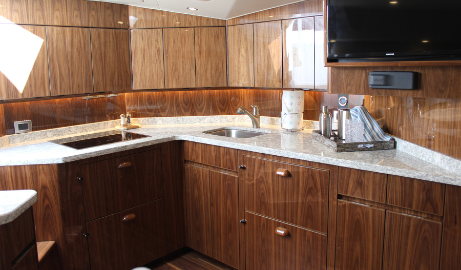 Slide: The Image of 2023 48 Viking Yachts Sport Tower Galley - 4525228