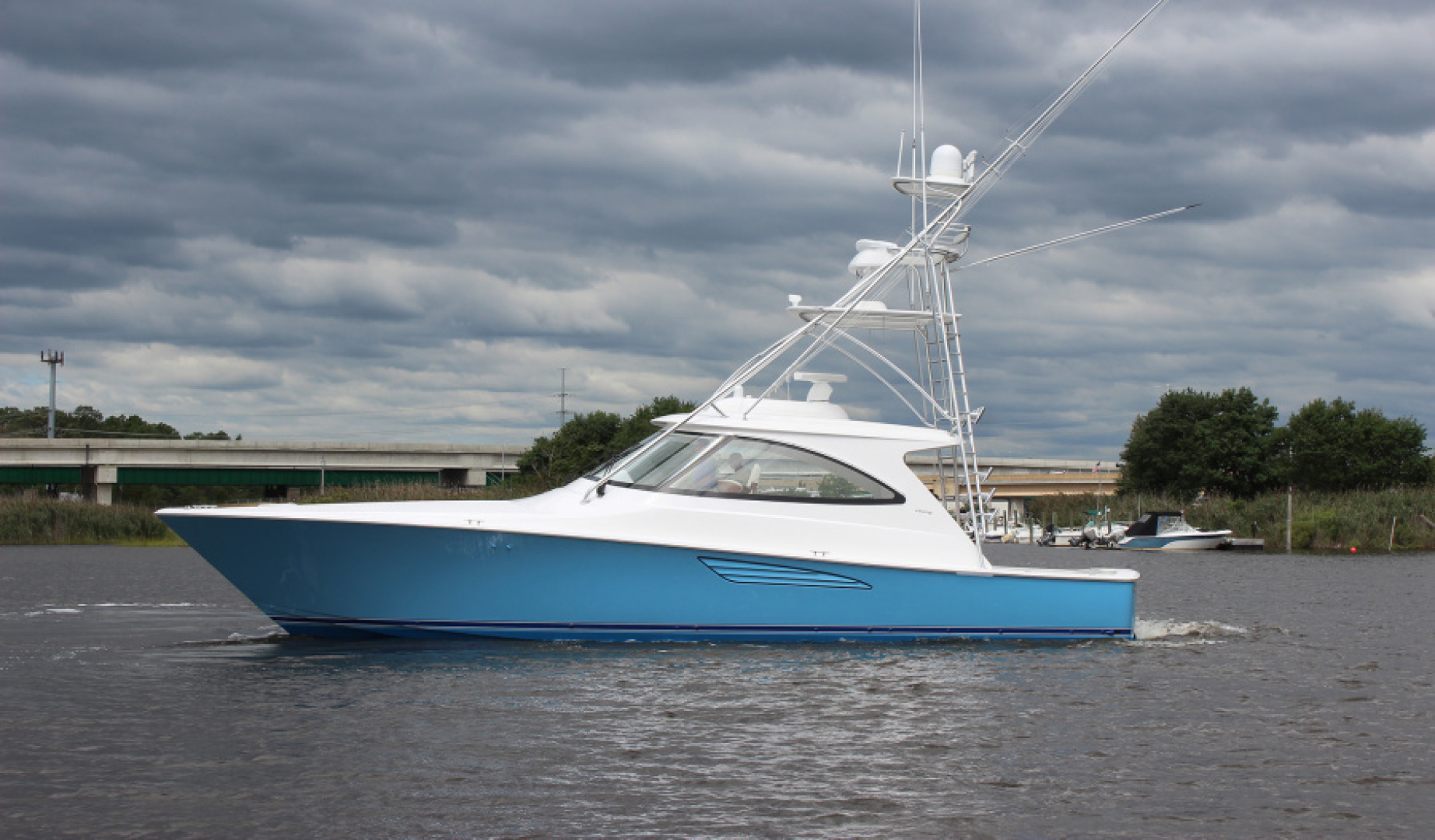 Slide: The Image of 2023 48 Viking Yachts Sport Tower - 4525242