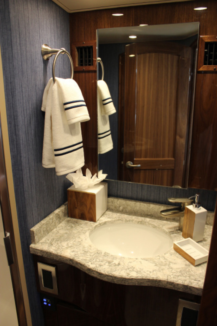 Slide: The Image of 2023 48 Viking Yachts Sport Tower Head - 4525236
