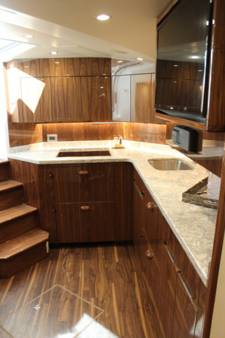 Slide: The Image of New 48 Viking Yachts Sport Tower Galley - 5357724