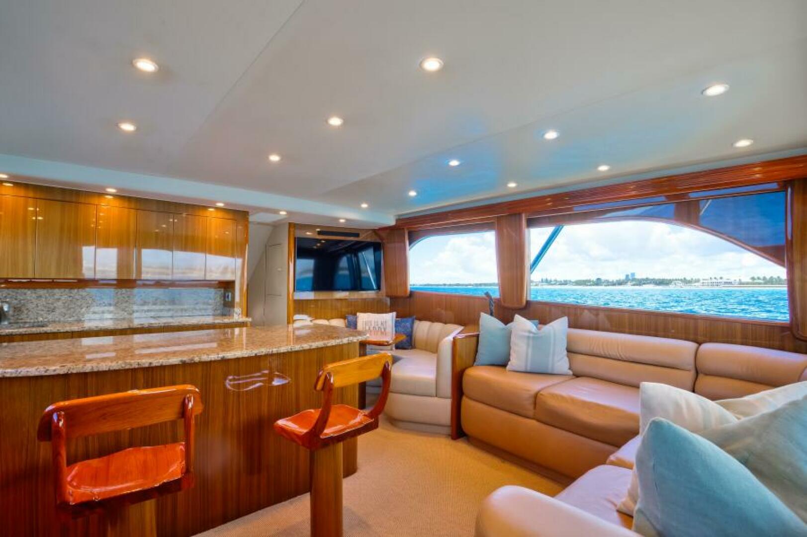 Slide: The Image of Viking 54 Mezzo II - Interior Salon 2008 Viking 54 Convertible Mezzo II - 5056023