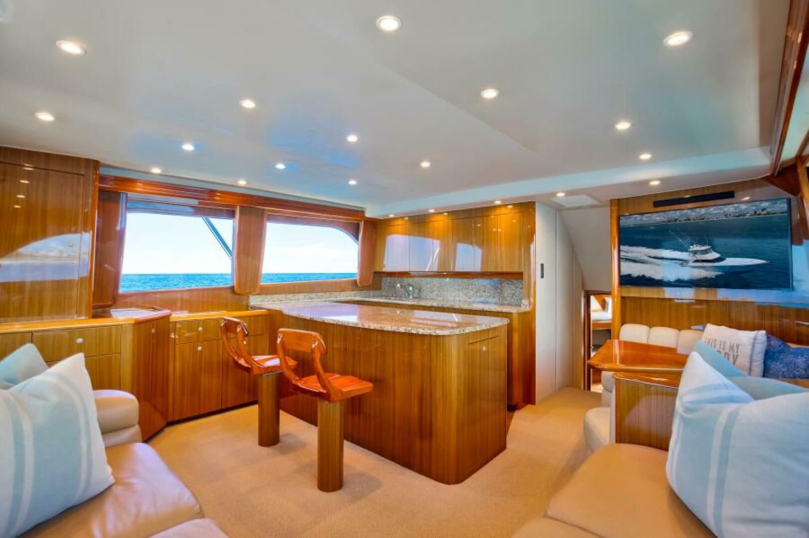 Slide: The Image of Viking 54 Mezzo II - Interior Salon 2008 Viking 54 Convertible Mezzo II - 5056024