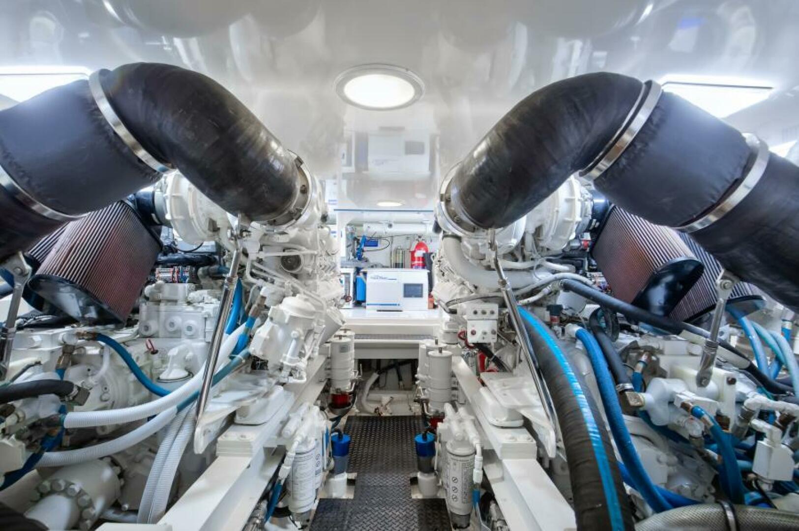 Slide: The Image of Viking 54 Mezzo II - Engine Room 2008 Viking 54 Convertible Mezzo II - 5056047