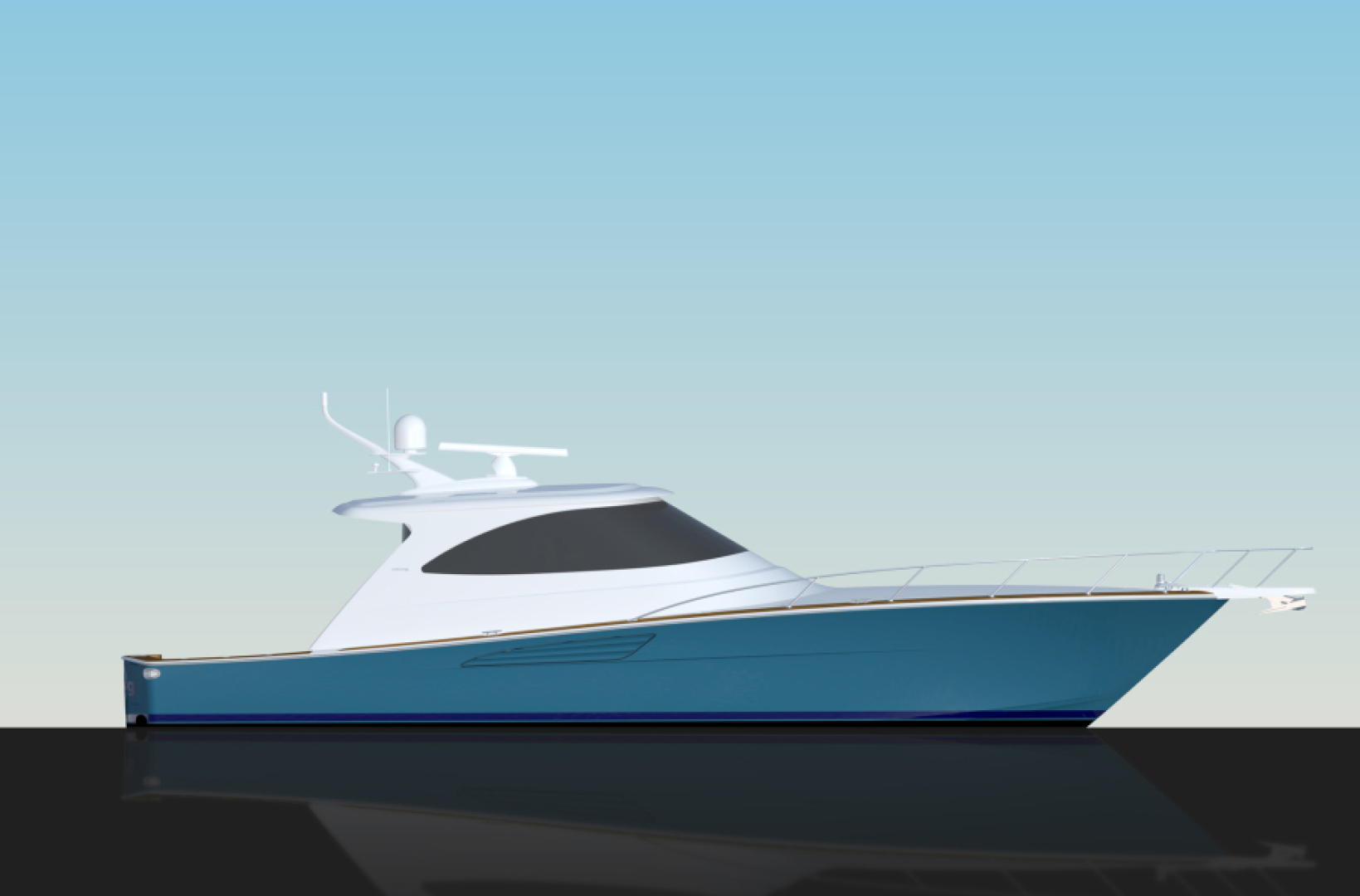 Slide: The Image of 2023 Viking 54 Open Rendering - 4527347